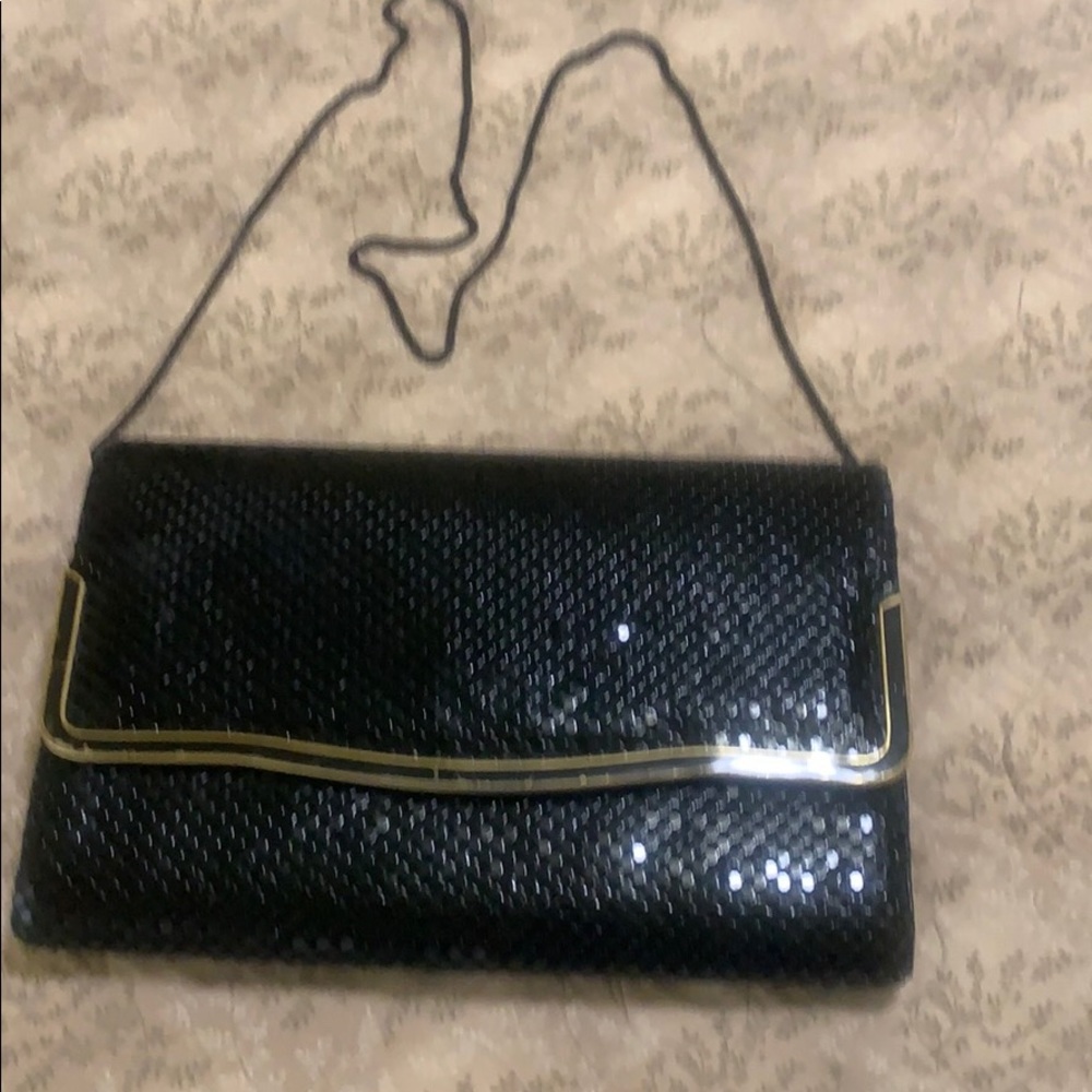 Black Sequin Evening Bag
